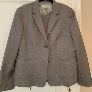 Kasper Women’s Suit, Wide Leg, Grey